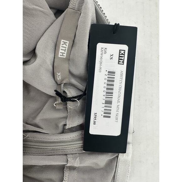 Kith Metallic Chainmail Set Skirt Sz XS Top Sz M Club Sexy Going Out Glam Event - Picture 7 of 16